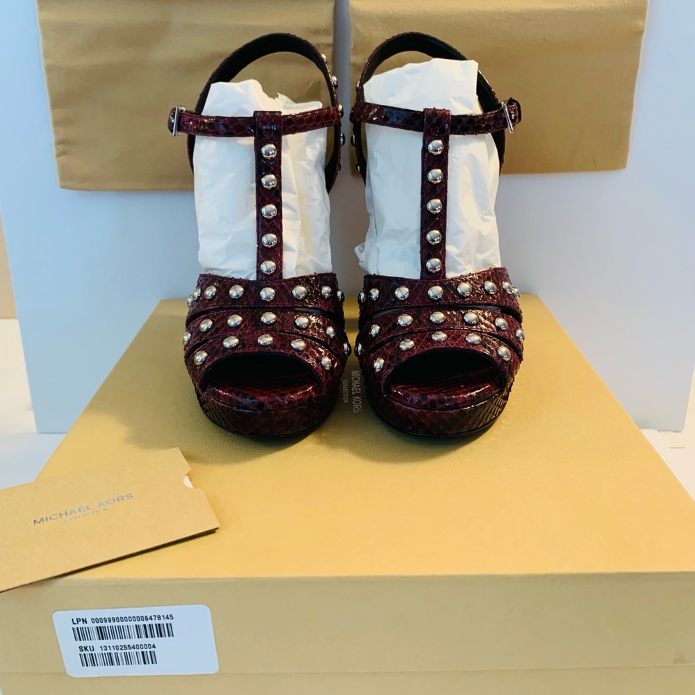 Michael Kors Collection Python Platforms - Picture 7 of 12